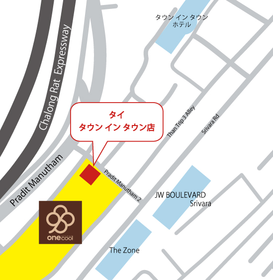 世界のやまちゃん タウン イン タウン店 地図